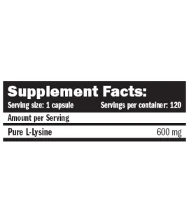Л-Лизин 120 капс. / AMIX L-Lysine 120 Caps