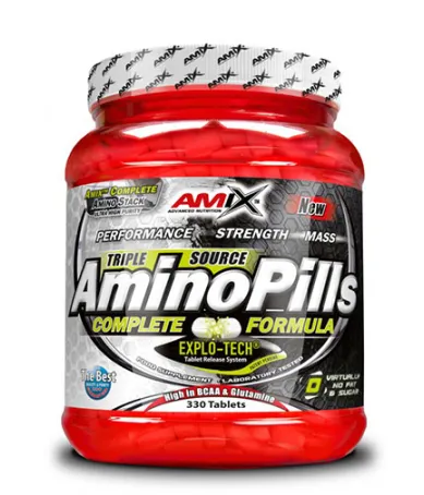Суроватъчни Аминокиселини 330 табс. / AMIX Amino Pills / 330 Tabs Суроватъчни Аминокиселини 330 табс. / AMIX Amino Pills / 330 Tabs
