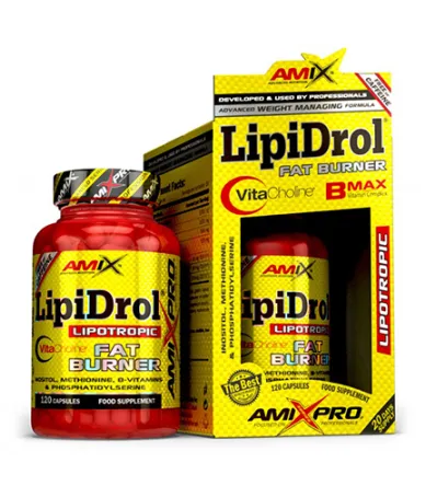 Липотропен ФатБърнър 120 капс. / AMIX LipiDrol / 120 Caps Липотропен ФатБърнър 120 капс. / AMIX LipiDrol / 120 Caps