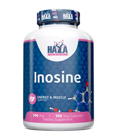Инозин 500 мг., 100 капс. / HAYA LABS Inosine 500 mg / 100 Vcaps Инозин 500 мг., 100 капс. / HAYA LABS Inosine 500 mg / 100 Vcaps