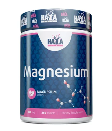 Магнезиев Цитрат 200 мг., 250 табс. / HAYA LABS Magnesium Citrate 200 mg / 250 Tabs