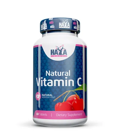 Натурално Витамин Ц от Ацерола 60 табс. / HAYA LABS Natural Vitamin C from Acerola Fruit / 60 Tabs