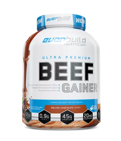 Телешки МасГейнър 2.270 кг. / EVERBUILD 100% Beef Gainer 2.270 kg. Телешки МасГейнър 2.270 кг. / EVERBUILD 100% Beef Gainer 2.270 kg.