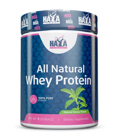 Суроватъчен Протеин Натурален Без Вкус със Стевия 0,454 кг. / HAYA LABS 100% Pure All Natural Whey Protein / Stevia Суроватъчен Протеин Натурален Без Вкус със Стевия 0,454 кг. / HAYA LABS 100% Pure All Natural Whey Protein / Stevia