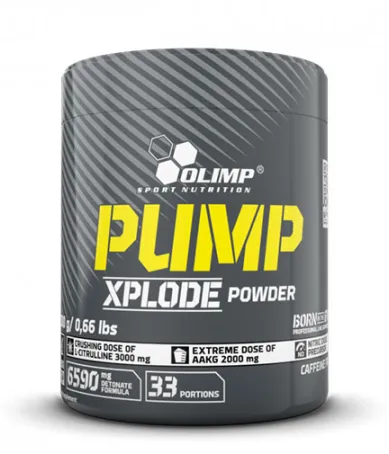 Предтренировъчен Пъмп Експлоуд 33 дози / OLIMP Pump Xplode Powder / 33 Serv. Предтренировъчен Пъмп Експлоуд 33 дози / OLIMP Pump Xplode Powder / 33 Serv.