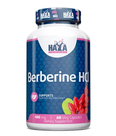 Берберин Хидрохлорид 400 мг. / 60 капс. / HAYA LABS Berberine HCL 400 mg / 60 Vcaps Берберин Хидрохлорид 400 мг. / 60 капс. / HAYA LABS Berberine HCL 400 mg / 60 Vcaps