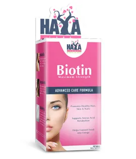 Витамин Б-7 БИОТИН 10 000 мкг.,100 табс. / HAYA LABS Biotin Maximum Strength 10000 mcg / 100 Tabs