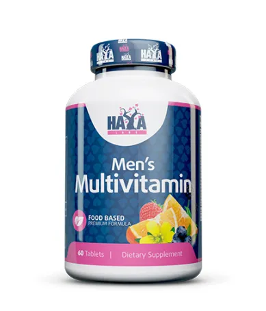 Мъжки Мултивитамини + Минерали,Билки и Ензими 60 табс. / HAYA LABS Food Based Men's Multi / 60 Tabs Мъжки Мултивитамини + Минерали,Билки и Ензими 60 табс. / HAYA LABS Food Based Men's Multi / 60 Tabs