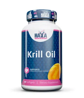 Масло от Крил 500 мг., 60 софт. / HAYA LABS Krill Oil 500 mg / 60 Softgels