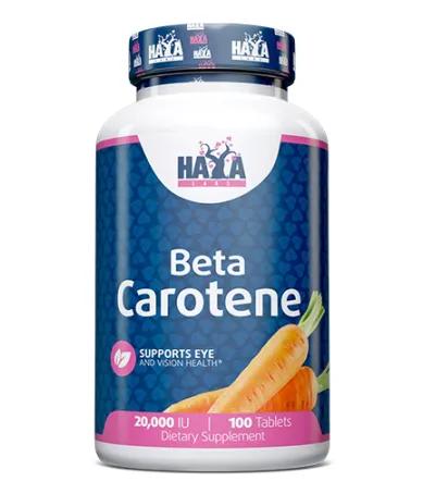 Нaтypaлeн Витaмин A (Бeтa-Кapoтин) 20000IU, 100 табс. / HAYA LABS Natural Beta Carotene 20000 IU / 100 Tab Нaтypaлeн Витaмин A (Бeтa-Кapoтин) 20000IU, 100 табс. / HAYA LABS Natural Beta Carotene 20000 IU / 100 Tab