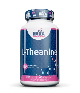 Л-Теанин 200 мг., 60 капс. / HAYA LABS L-Theanine 200 mg / 60 Caps