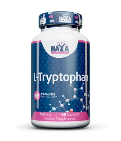 Л-Триптофан 500 мг., 60 капс. / HAYA LABS L-Tryptophan 500 mg / 60 Caps Л-Триптофан 500 мг., 60 капс. / HAYA LABS L-Tryptophan 500 mg / 60 Caps
