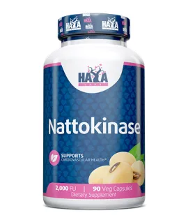 Eнзим Haтoĸинaзa 2000 FU, 90 капс. / HAYA LABS Nattokinase 2000 FU / 90 Vcaps